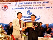 Bóng đá anh, ngoại hạng anh, lịch thi đấu euro 2012, Giải VĐQG chính thức mang tên Eximbank V-League  từ 2011-2013